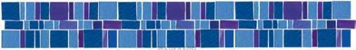 Настенная плитка Trend Borders - Liberty Blue Border