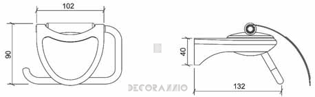 Держатель туалетной бумаги Vitra Bathroom Assos - 44178