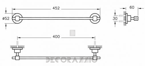 Держатель для полотенец Vitra Bathroom Juno - 44534