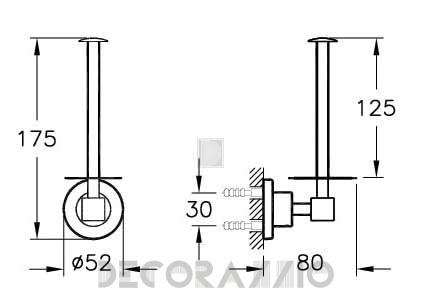 Держатель для полотенец Vitra Bathroom Juno - 44532