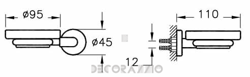 Мыльница Vitra Bathroom Minimax - 44777