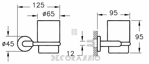 Стакан для зубных щеток Vitra Bathroom Minimax - 44780