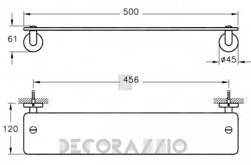 Этажерка Vitra Bathroom Minimax - 44776