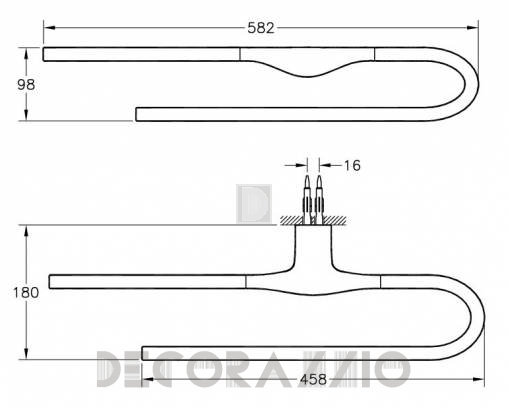 Держатель для полотенец Vitra Bathroom Istanbul - 48010