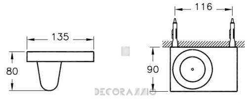 Стакан для зубных щеток Vitra Bathroom Istanbul - 48017
