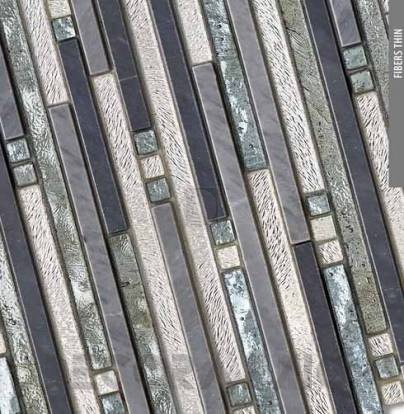 Настенная плитка Sicis Fibers - Thin_Grey