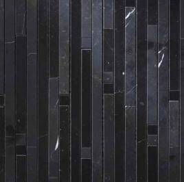 Настенная плитка Sicis Fibers, Thick_Obsidian