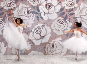 Настенная плитка Sicis iPix, Vie_en_Roses_Salmon