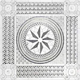 Напольная плитка Sicis Cosmati, Pluma_Extra_GR