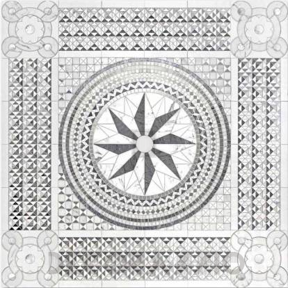 Напольная плитка Sicis Cosmati - Pluma_Extra_GR