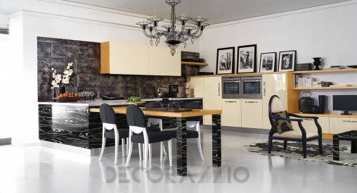 Комплект в кухню MOD'ART Yacht Line - Yacht Line Black & Butter