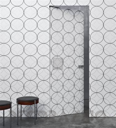 Двери межкомнатные распашные Lualdi Porte Doors - RASOMURO55S