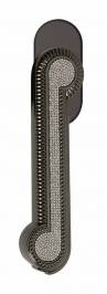 Ручки для распашных дверей подвижные Enrico Cassina CRYSTALS, C03011DKSW
