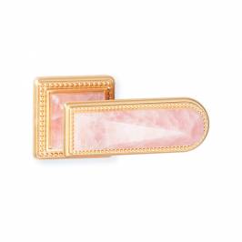 Ручки для распашных дверей подвижные Sherle Wagner Semiprecious Pyramid, 2150DOR-P-RH-RSQU-GP