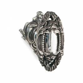 Ручки для распашных дверей фиксированные Sherle Wagner Oval Beaded, 0054DOR-BS
