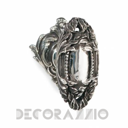 Ручки для распашных дверей фиксированные Sherle Wagner Oval Beaded - 0054DOR-BS