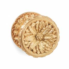Ручки для распашных дверей фиксированные Sherle Wagner Round Leaf, 1073DOR-23_4-GP