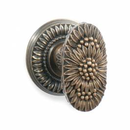 Ручки для распашных дверей фиксированные Sherle Wagner Oval Daisy, 0015DOR-OB