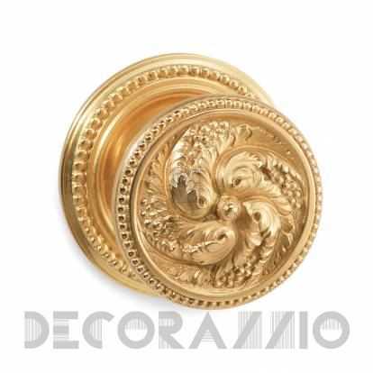 Ручки для распашных дверей фиксированные Sherle Wagner Beaded Rococo - 0079DOR-GP
