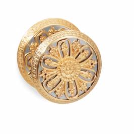Ручки для распашных дверей фиксированные Sherle Wagner Filigree, 0069DOR-GP_BC