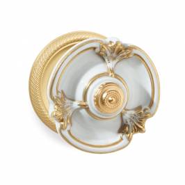 Ручки для распашных дверей фиксированные Sherle Wagner Hand Painted Provence, 1097DOR-24GP-WH-GP