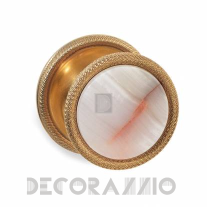 Ручки для распашных дверей фиксированные Sherle Wagner Onyx Knurled - 1065DOR-PKOX-AG1