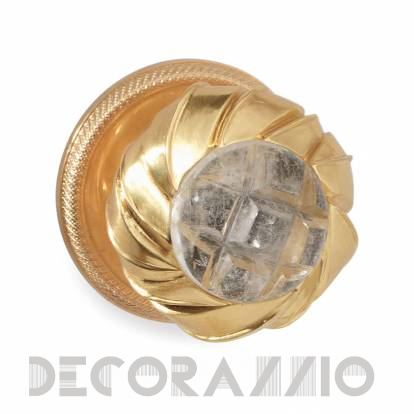 Ручки для распашных дверей фиксированные Sherle Wagner Semiprecious Leaves - 1044DOR-RKCR-GP