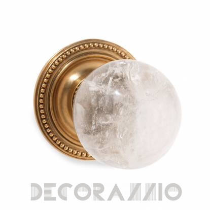 Ручки для распашных дверей фиксированные Sherle Wagner Semiprecious Round - 0025DOR-RKCR-AG