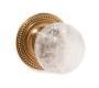 Ручки для распашных дверей фиксированные Sherle Wagner Semiprecious Round - 0025DOR-RKCR-AG