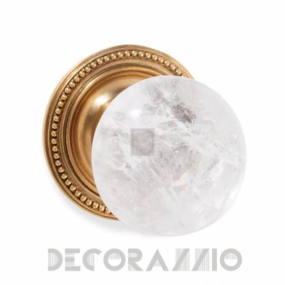 Ручки для распашных дверей фиксированные Sherle Wagner Semiprecious Sphere - 0021DOR-RKCR-AG