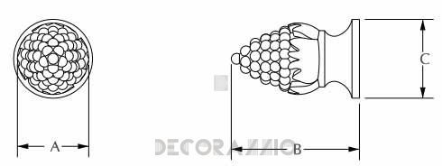 Ручки для мебели Sherle Wagner Beehive - 1068-11_4-BS
