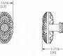 Ручки для мебели Sherle Wagner Oval Daisy - 0015-13_4-BS