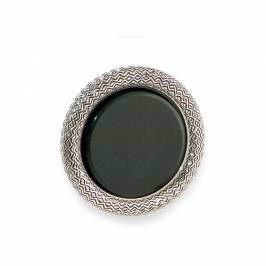Ручки для мебели Sherle Wagner Onyx Knurled, 1034-11_2-BKOX-BS