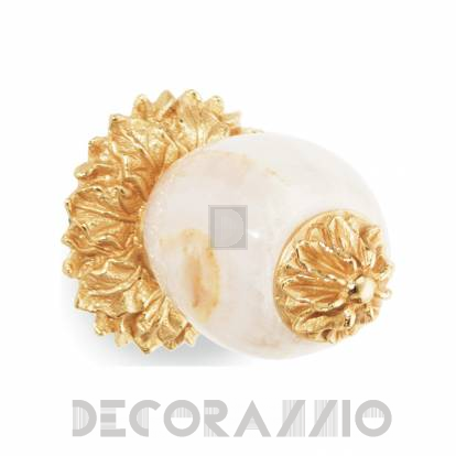 Ручки для мебели Sherle Wagner Onyx Pineapple - 1001-PKOX-GP
