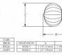 Ручки для мебели Sherle Wagner Semiprecious Melon - 0020-1-RKCR-AG