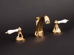 Смеситель для раковины Cristal et Bronze Charlety porcelaine, 25801-59-84