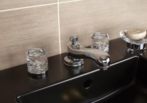 Смеситель для раковины Cristal et Bronze City Celeste, 25641-81_82