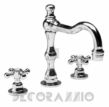 Смеситель для раковины Cristal et Bronze Volga Porcelaine - 25462-59