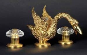 Смеситель для раковины Cristal et Bronze Cygne Aile, 25000-15