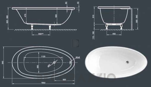 Акриловая ванна Knief & CO AQUA SPA - 0200-289