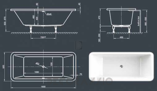 Акриловая ванна Knief & CO AQUA SPA - 0200-285