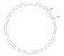 Зеркало для ванной Artceram AZULEY - ACS009 ROUND