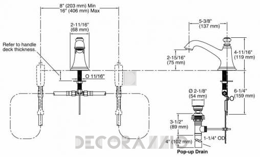 Излив Kohler Artifacts - K-72759-CP