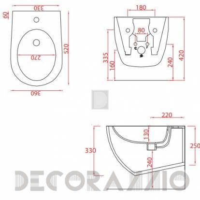 Биде Artceram FILE 2.0 - FLB001 01 00