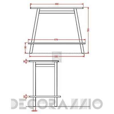 Пьедестал Artceram TRAPEZIO - ACM011