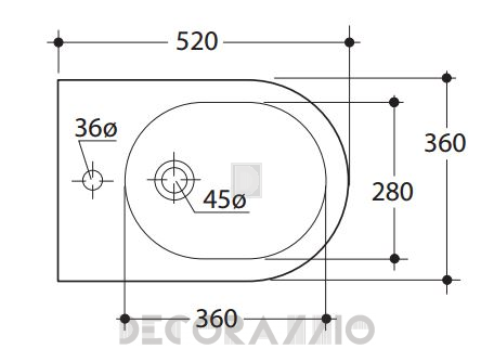 Биде Kerasan Flo - 3120