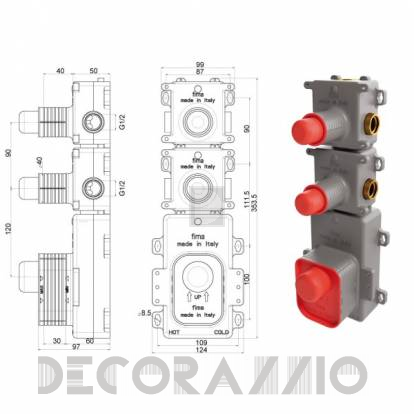 Смеситель для душа FIMA Carlo Frattini Zeta - F3513X1