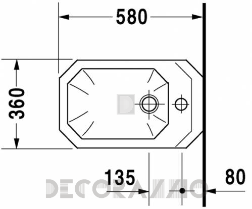 Биде Duravit 1930 - 2661000001