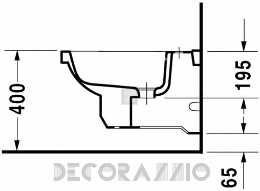 Биде Duravit 1930 - 2661000001