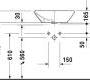 Накладная раковина Duravit Bianco - 033452